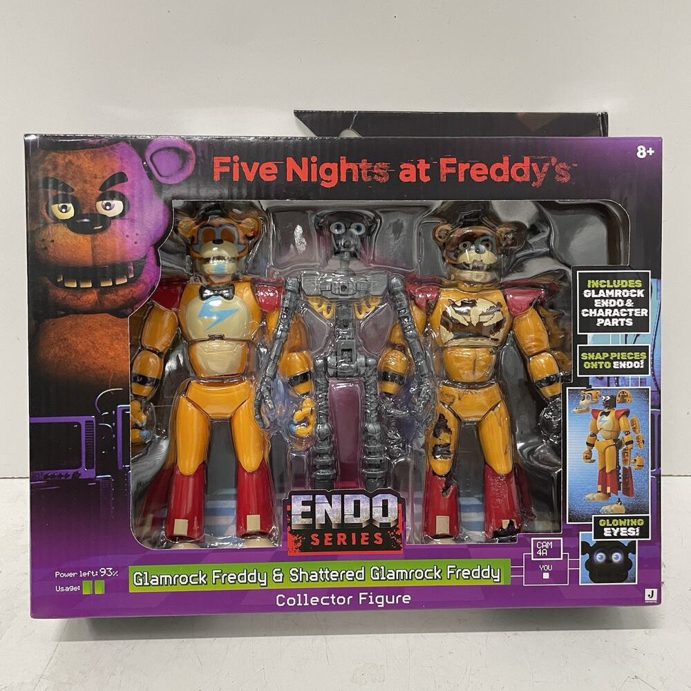 Five Nights at Freddy's FNAF GLAMROCK FREDDY SHATTERED FREDDY Endo Series Wave 3